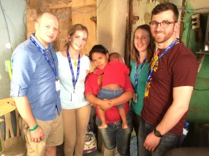 Another moving home visit, this time to the home of a Child Survival Program participant